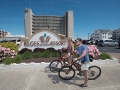 Enjoying Bike Riding in Front of The Reges Oceanfront Resort, Wildwood Crest